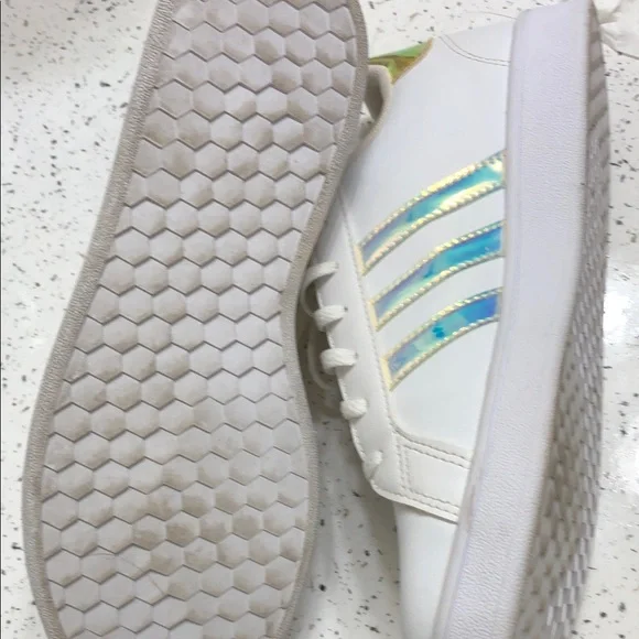 adidas Sneakers in White with Iridescent - Picture 5 of 16